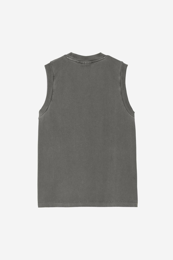 W' Nelson A-Shirt Black garment dyed