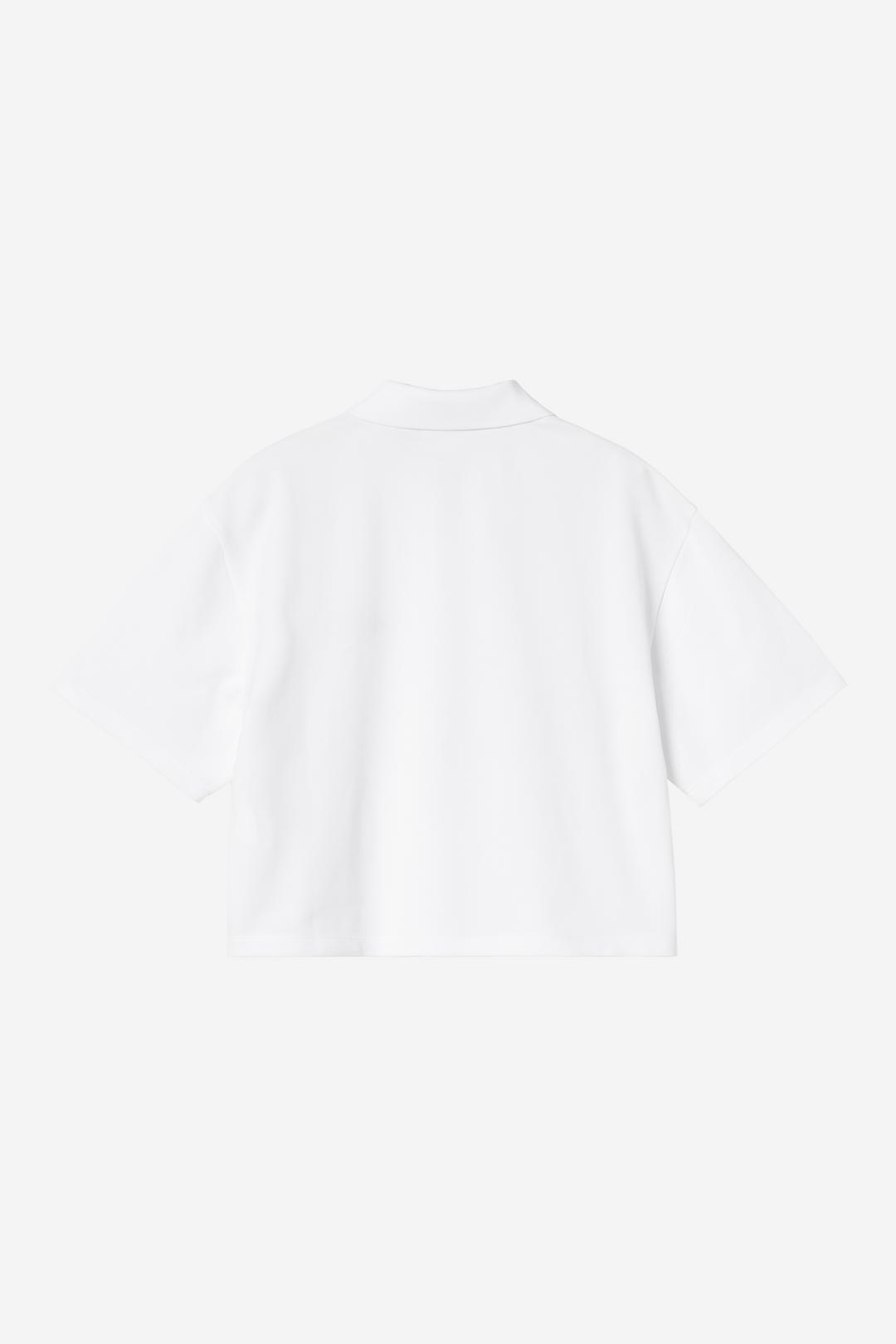 W' S/S Carhartt Script Polo TS White / Black