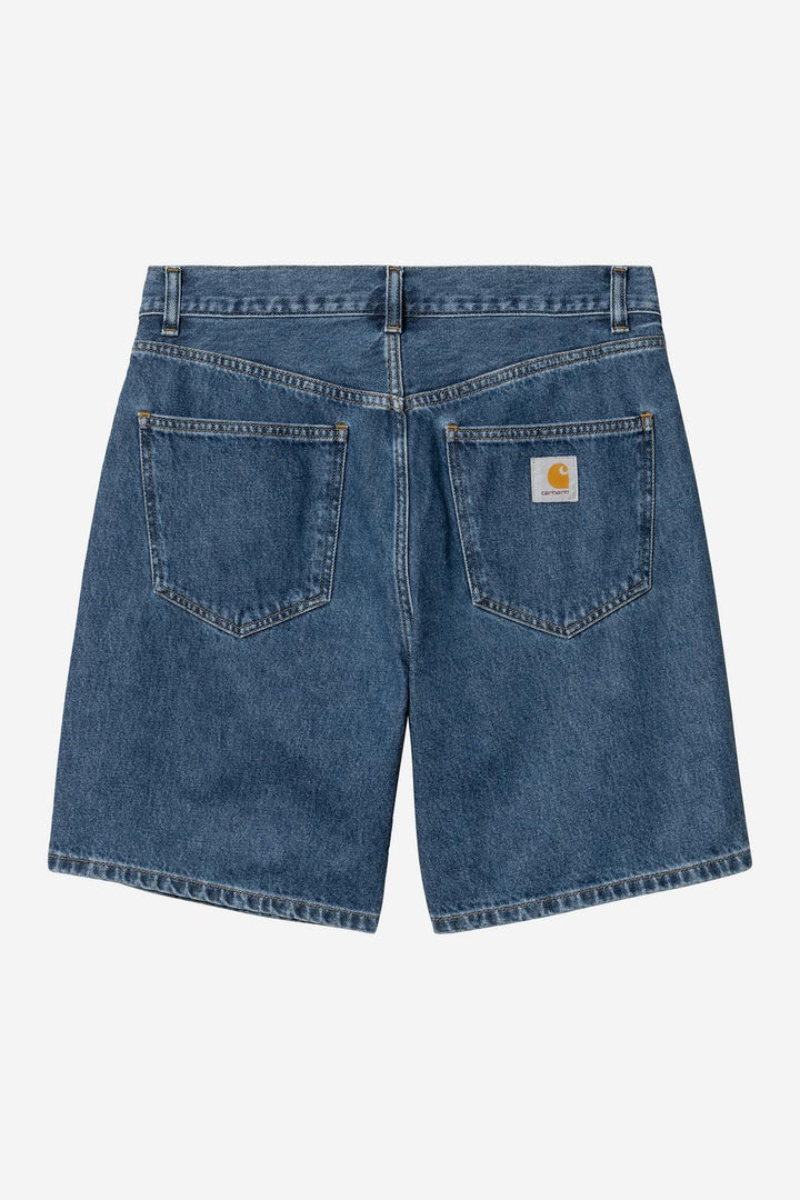 Nolan Short Blue heavy stone wash no length