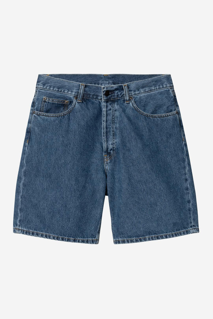 Nolan Short Blue heavy stone wash no length