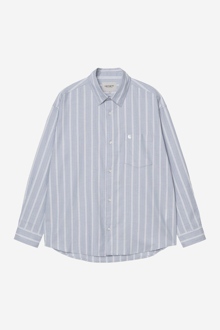 L/S Beale Shirt Beale Stripe, Gentle Blue