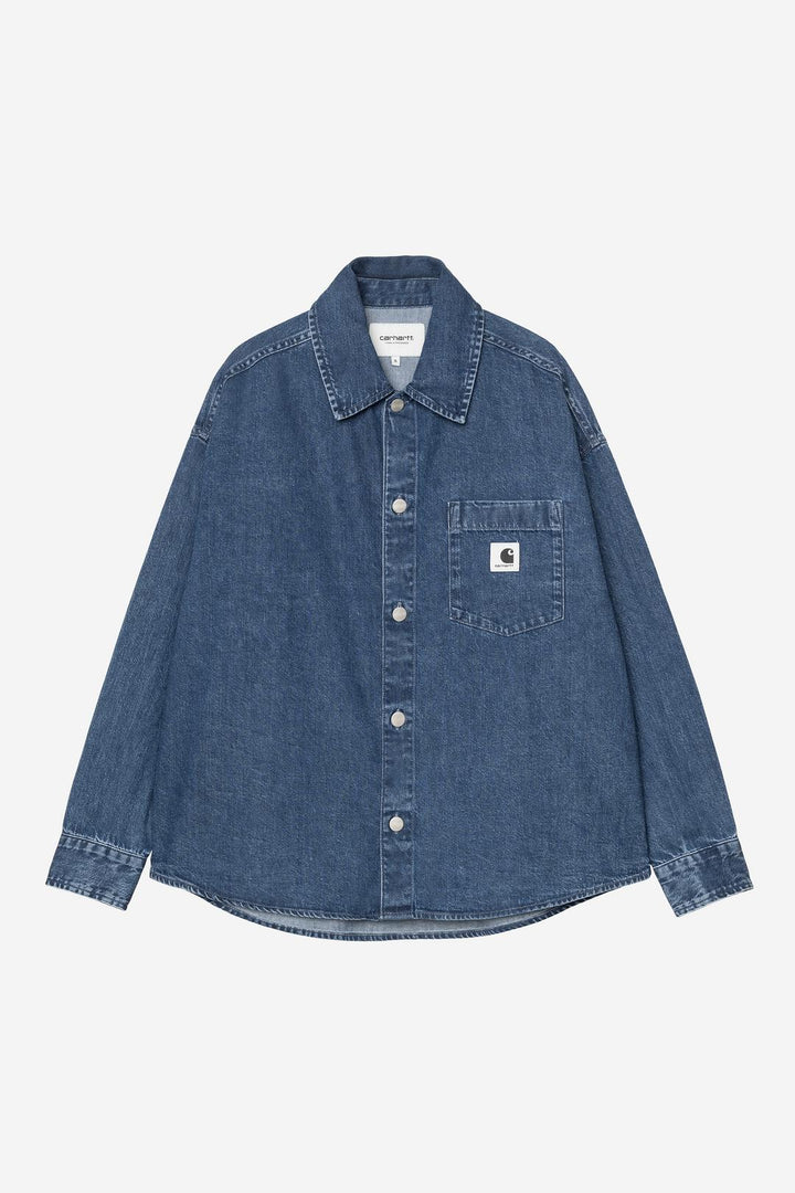 W' Alta Shirt Jac - Blue stone washed