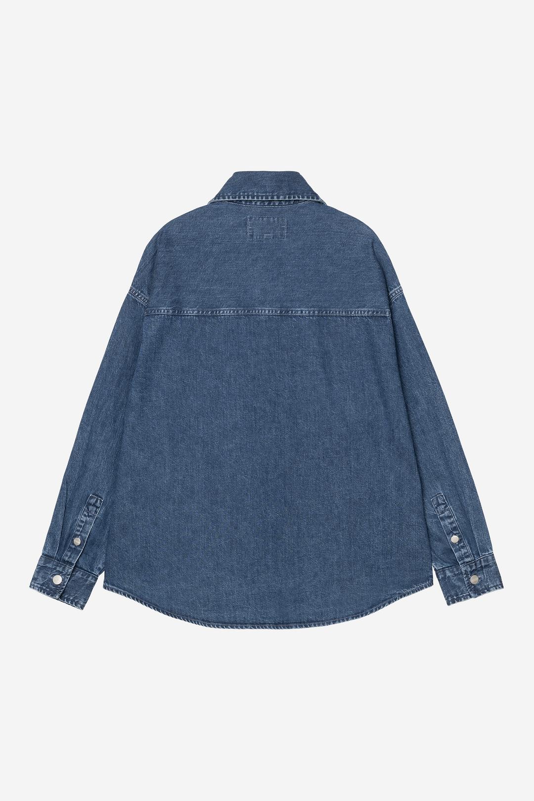 W' Alta Shirt Jac - Blue stone washed