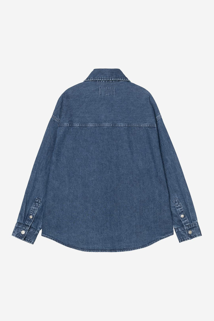 W' Alta Shirt Jac - Blue stone washed