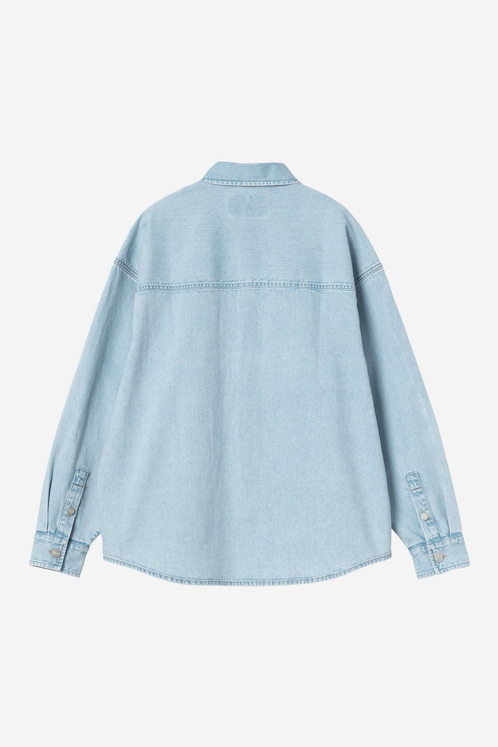 W' Alta Shirt Jac - Blue stone bleached