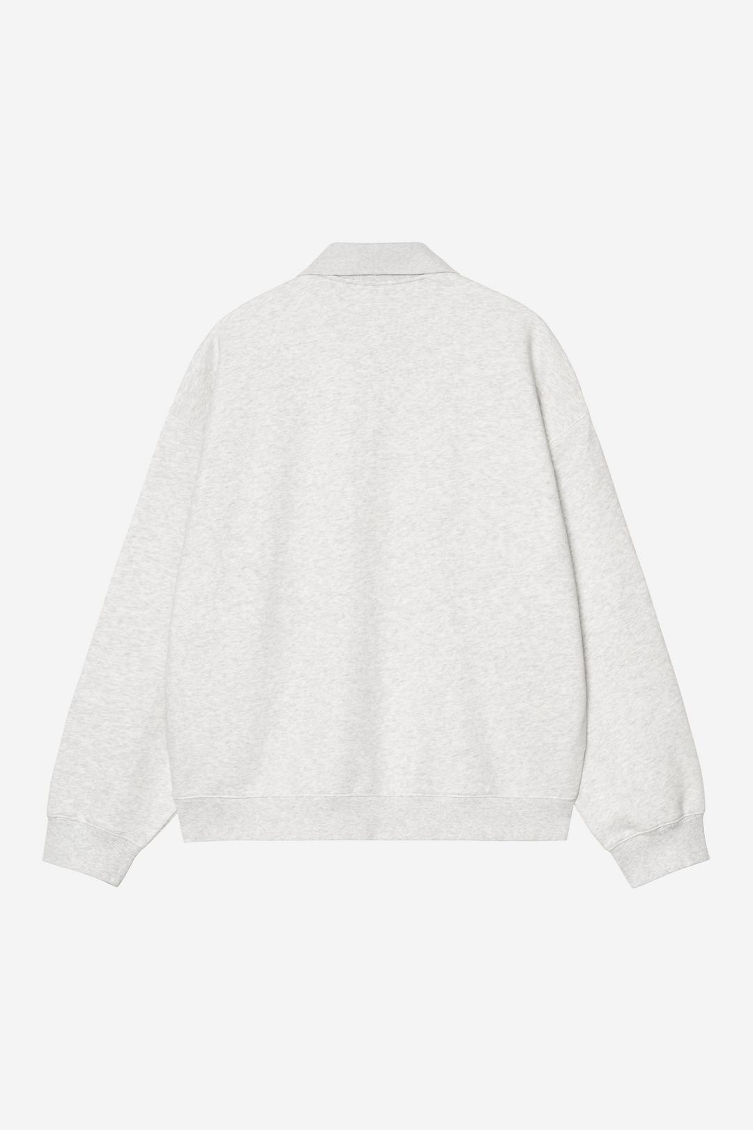 WIP Label Polo Sweat Ash Heather