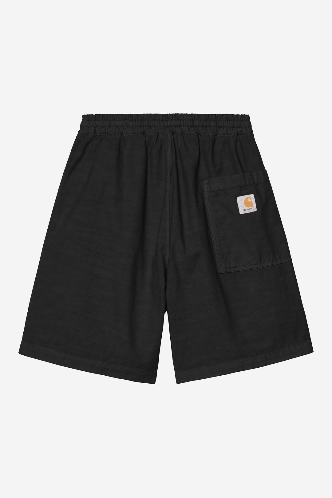 Rainer Short Black garment dyed