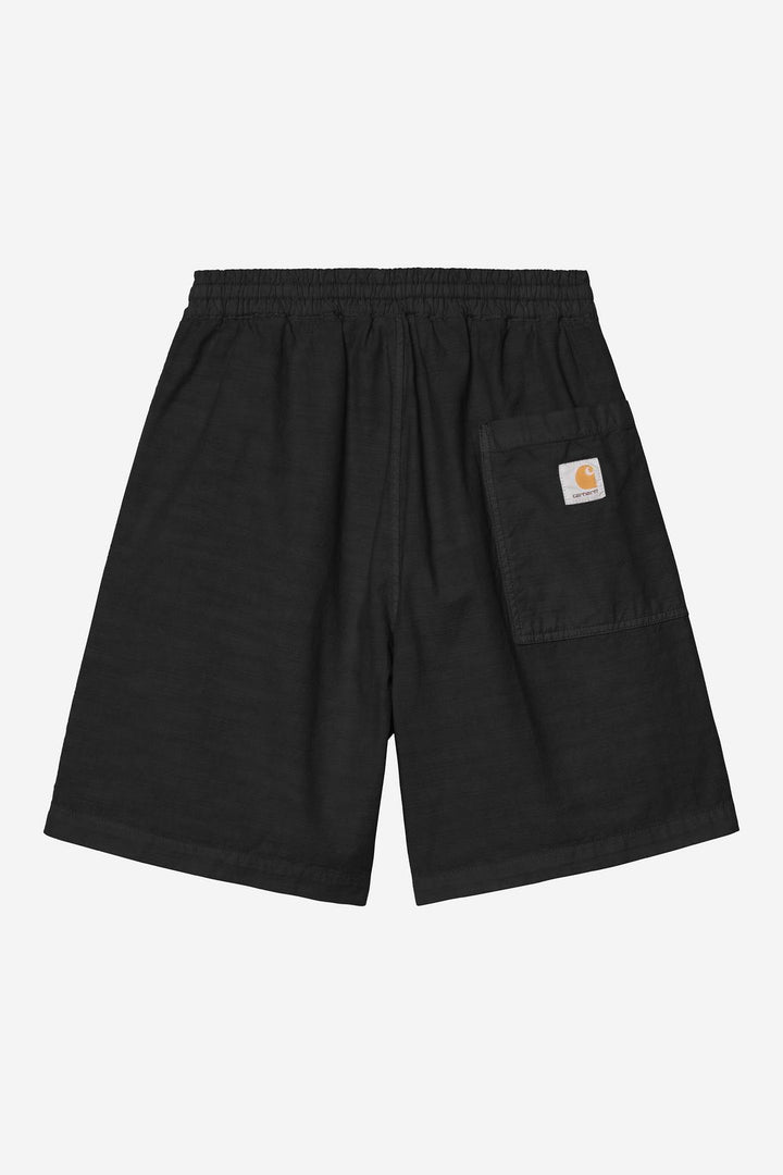Rainer Short Black garment dyed