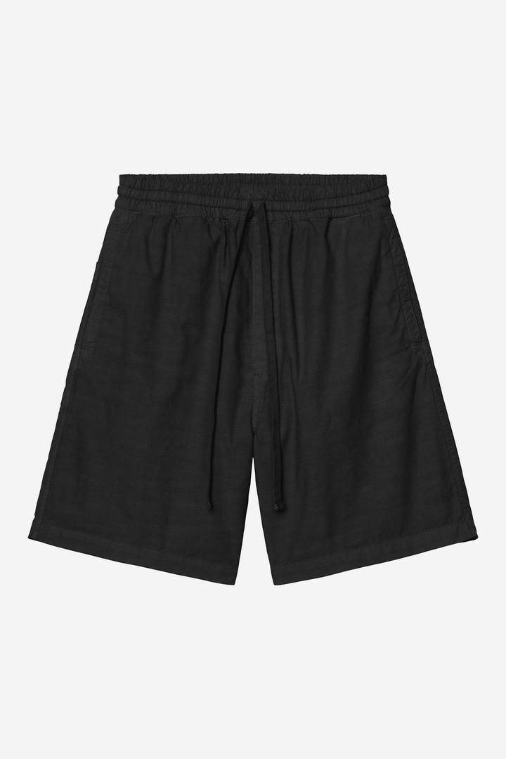 Rainer Short Black garment dyed