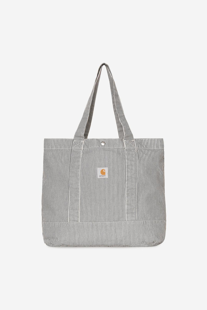 Mercer Tote Bag Mercer Stripe, Graphite / bleached
