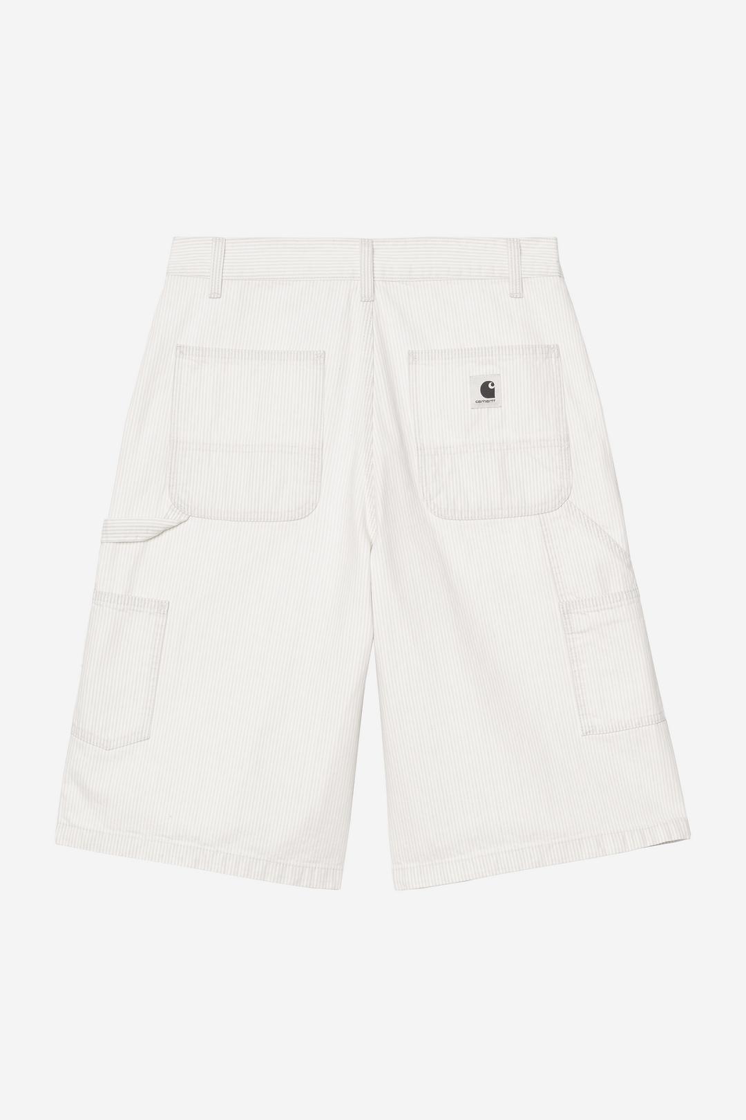 W' Mercer Single Knee Short Mercer Stripe, Graphite / bleached