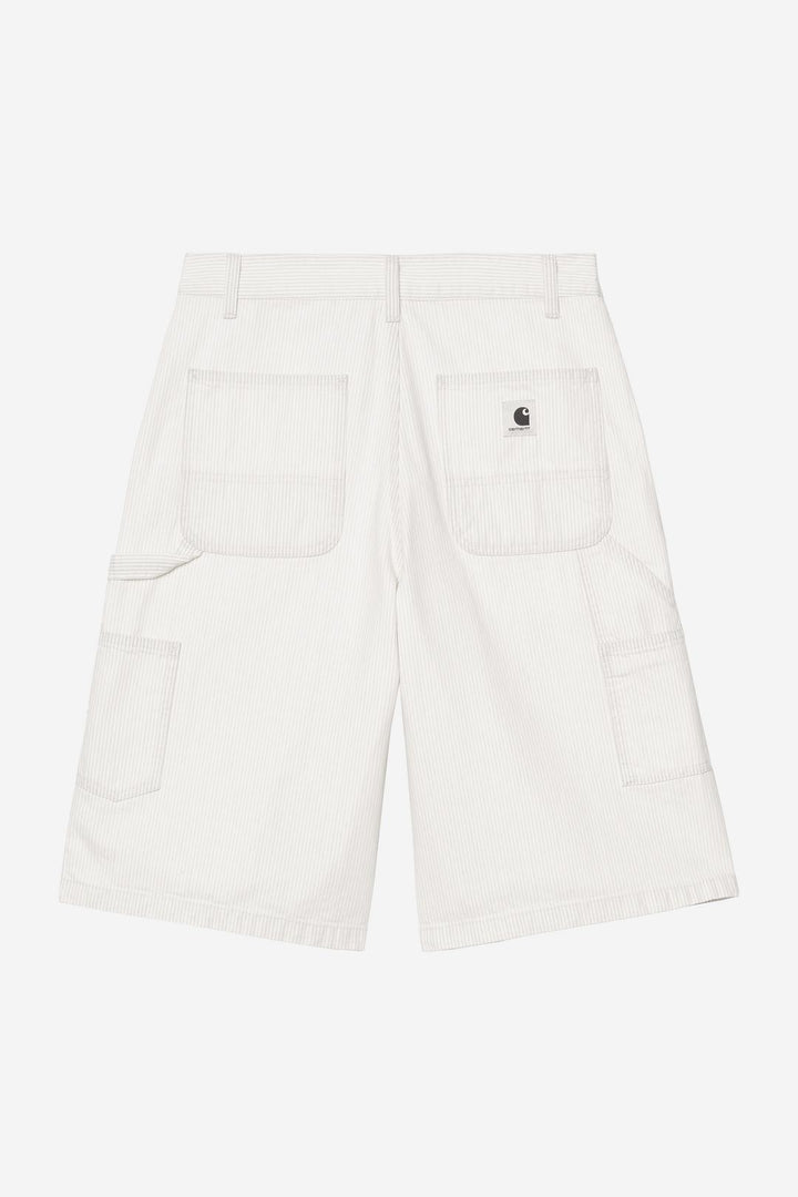 W' Mercer Single Knee Short Mercer Stripe, Graphite / bleached