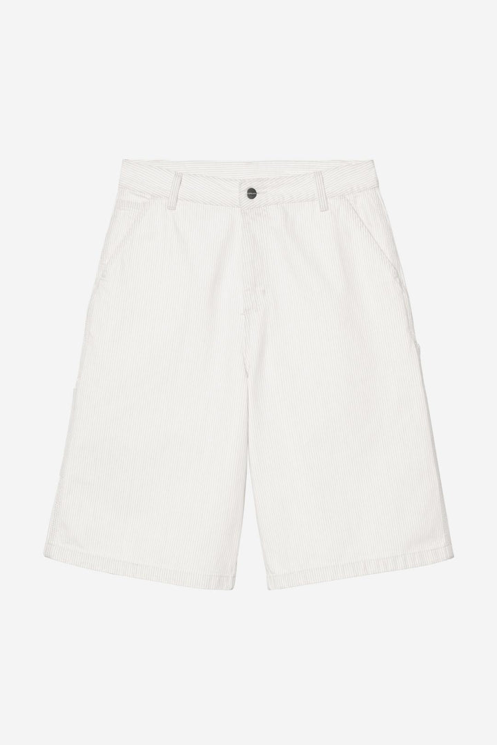 W' Mercer Single Knee Short Mercer Stripe, Graphite / bleached