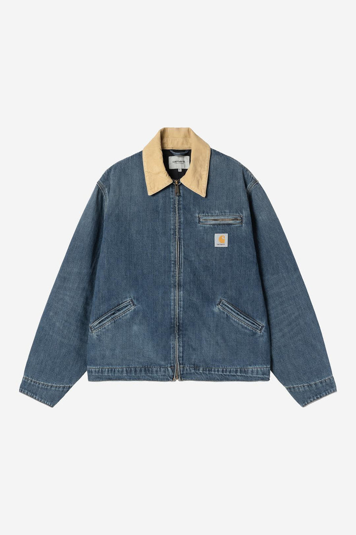 OG Detroit Jacket Blue / Dusty H Brown dark used wash