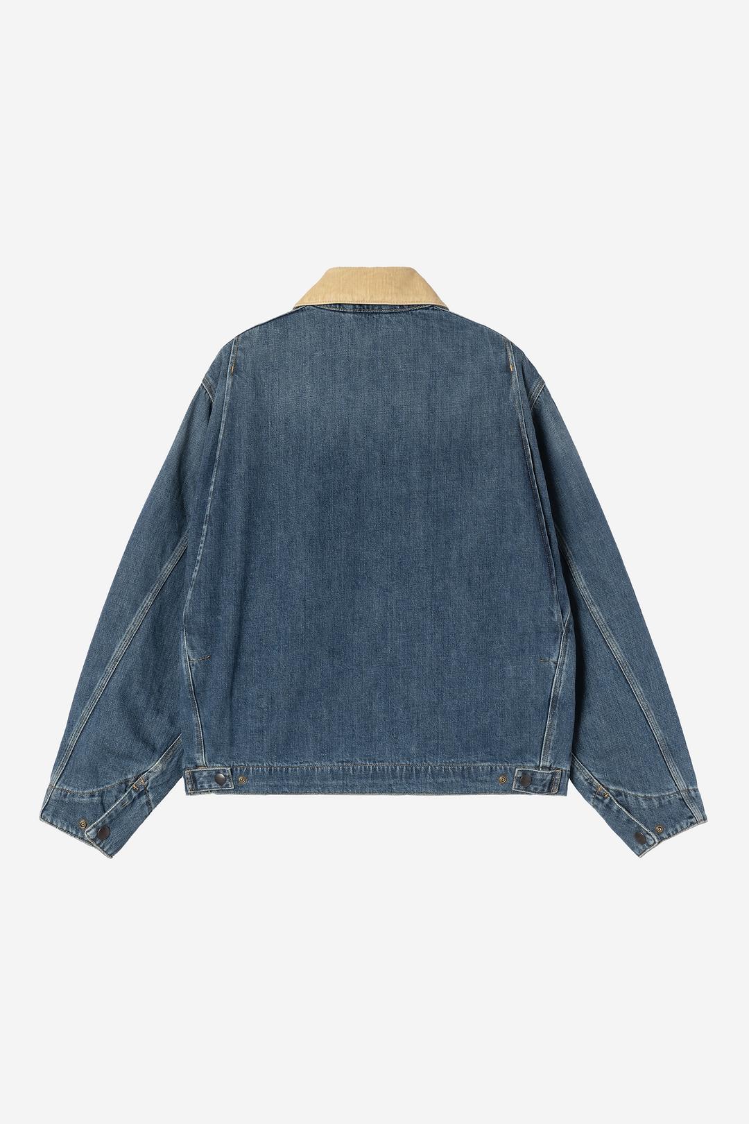 OG Detroit Jacket Blue / Dusty H Brown dark used wash