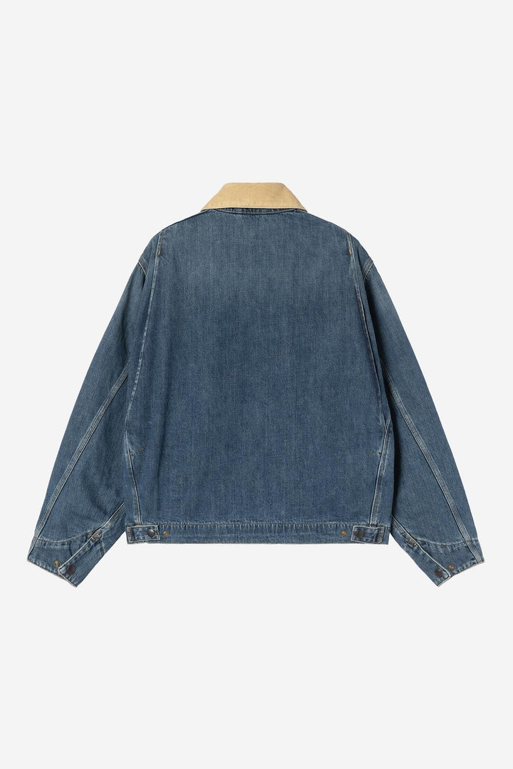 OG Detroit Jacket Blue / Dusty H Brown dark used wash