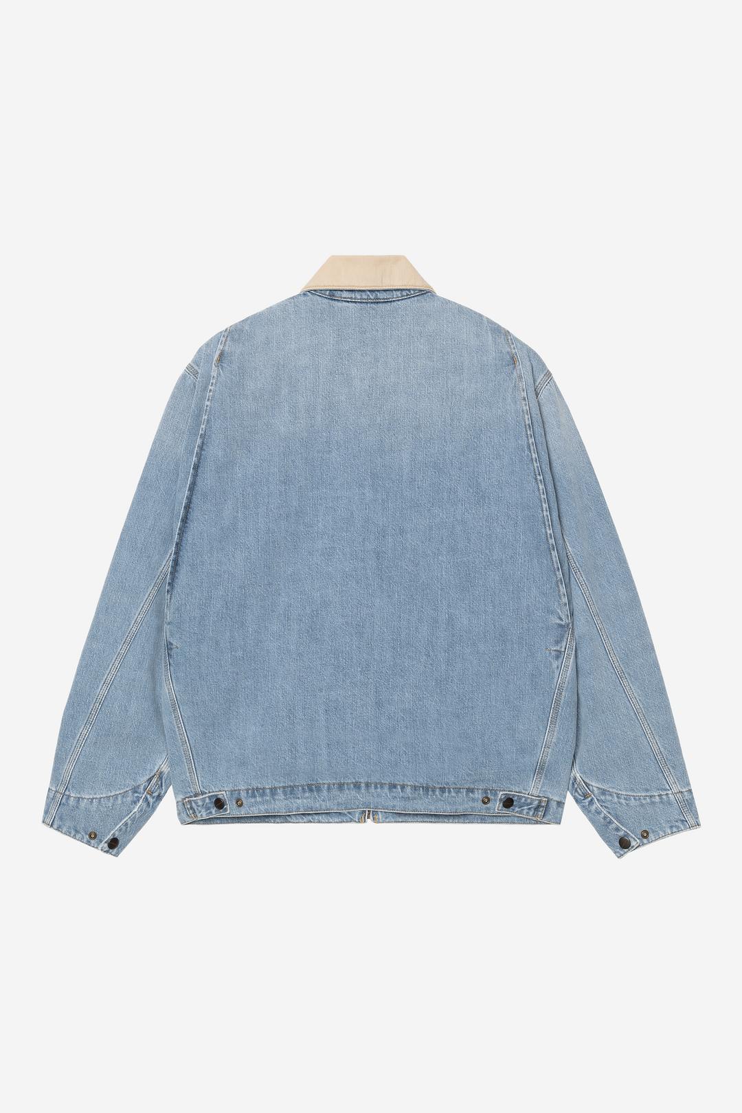 OG Detroit Jacket Blue / Dusty H Brown burst washed