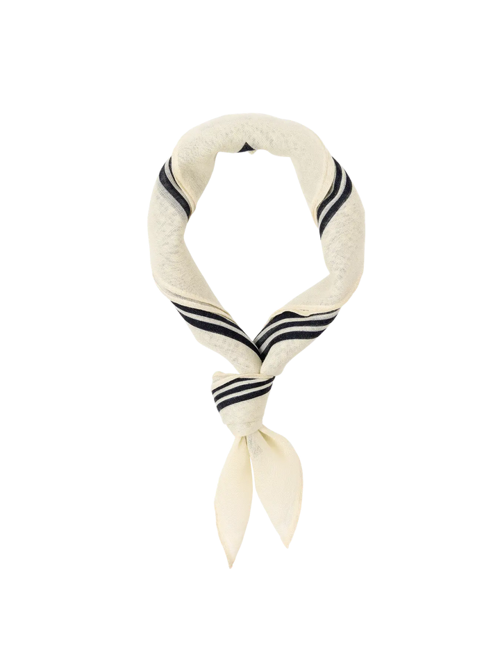 SLHHELMUT LANO BANDANA - egret