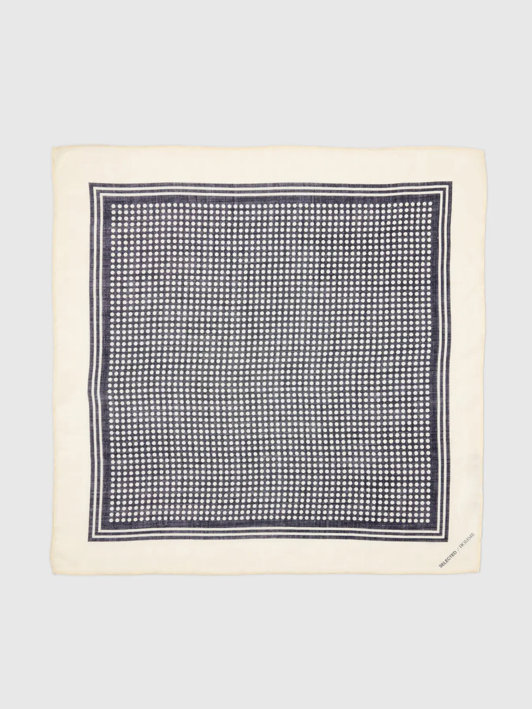 SLHHELMUT LANO BANDANA - egret