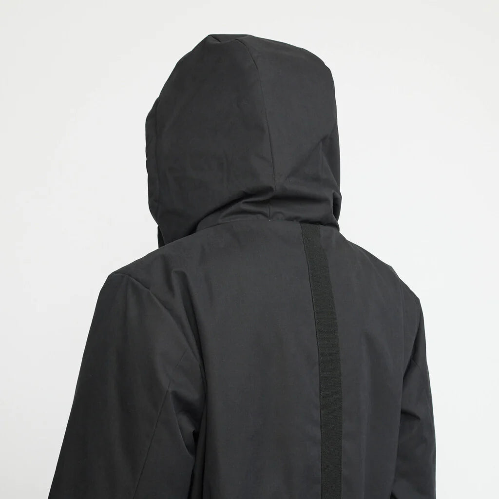 Long Parka Coat - black