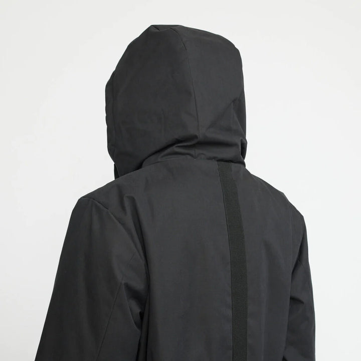 Long Parka Coat - black