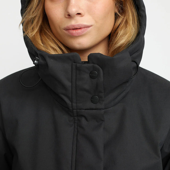 Long Parka Coat - black