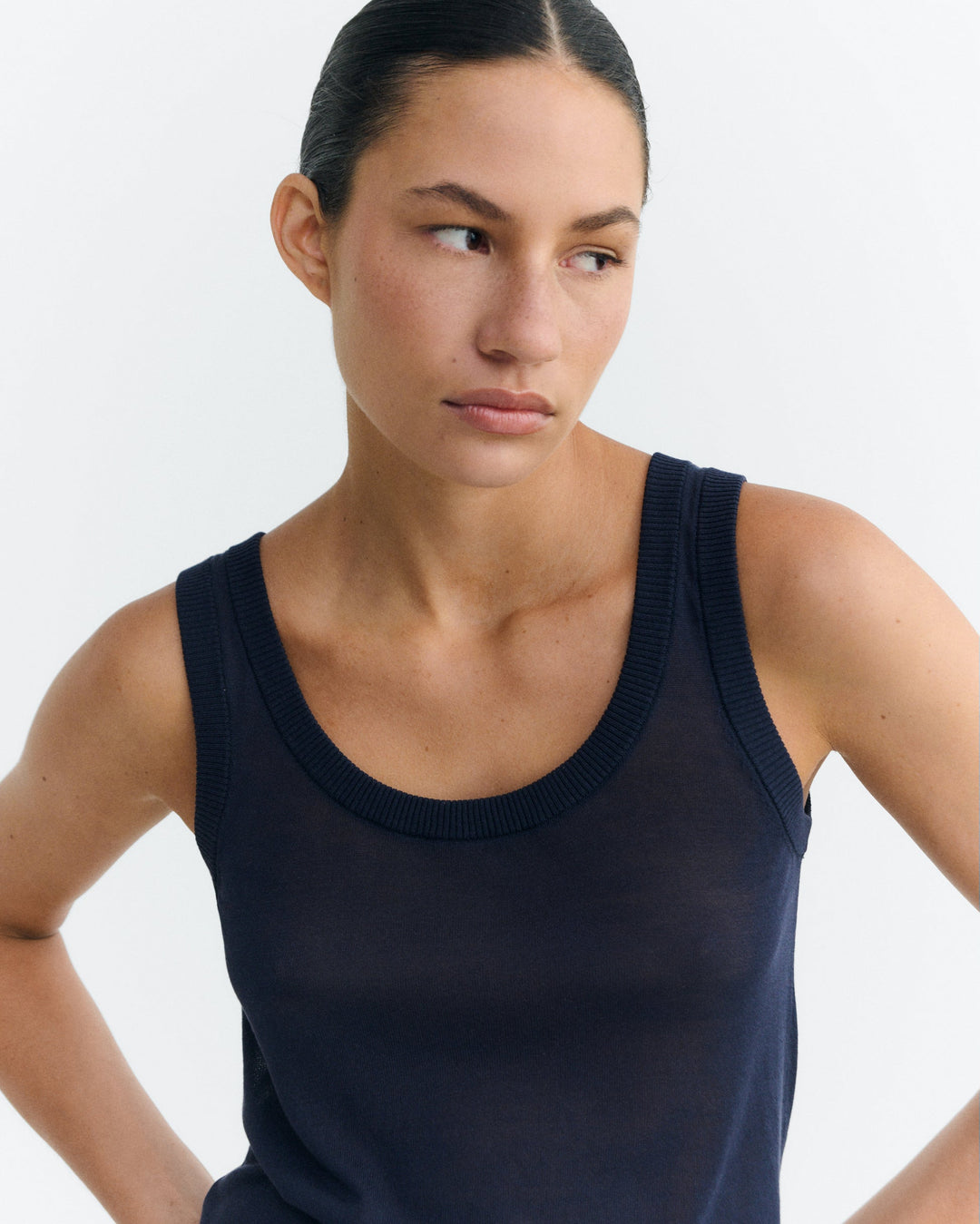 NOCTA KNITTED TOP - NAVY