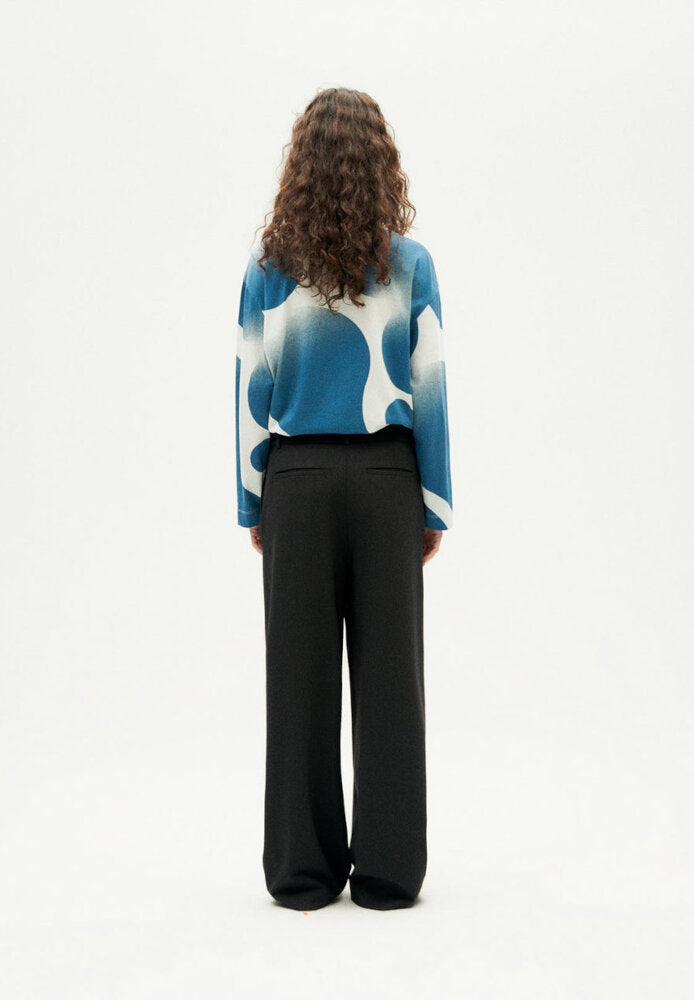 BLACK PAT PANTS