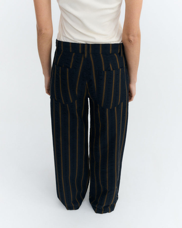 SERENA PANTS - PORTBOU SEERSUCKER