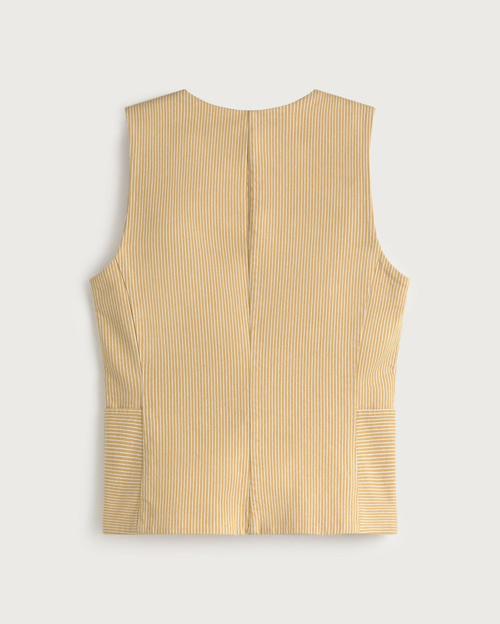 VEST ALISA - NOGAL STRIPES