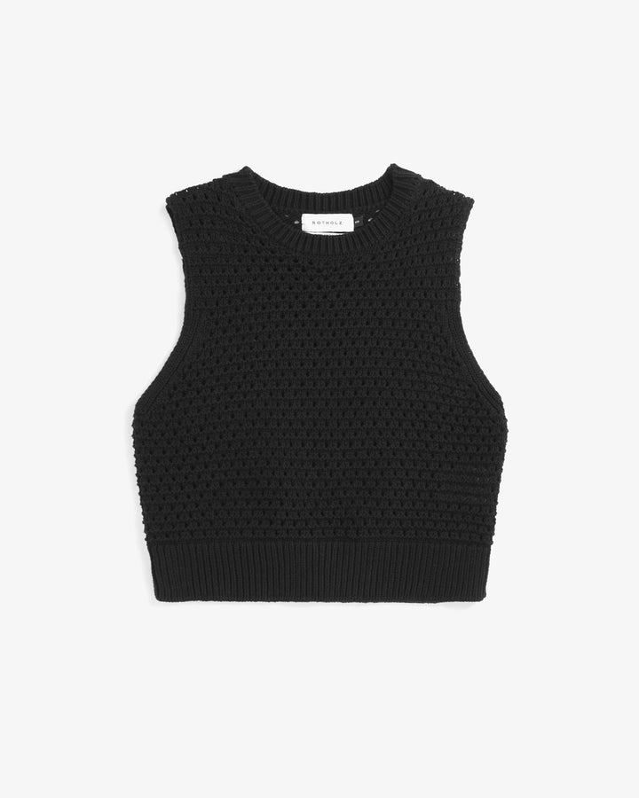 Knit Vest - True Black