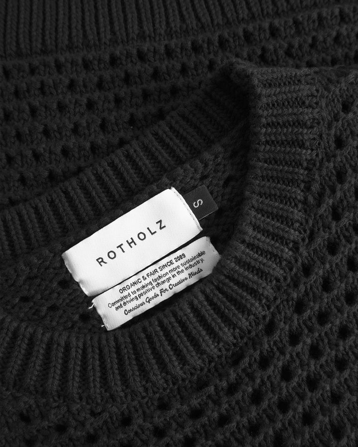 Knit Vest - True Black