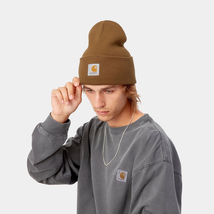 Acrylic Watch Hat - Hamilton brown