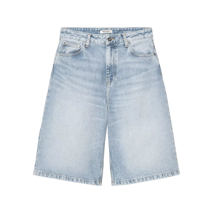 W' Belmont Short Blue heavy worn bleached