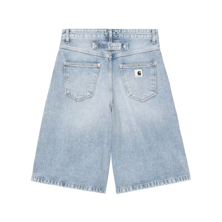 W' Belmont Short Blue heavy worn bleached