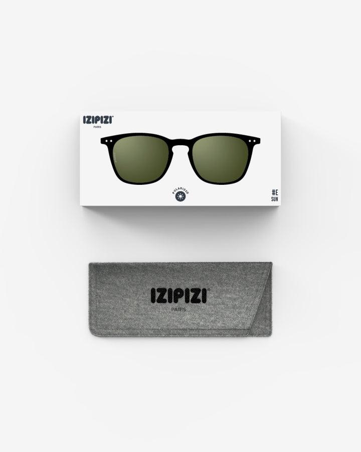 #E Sun Glasses - Black polarized