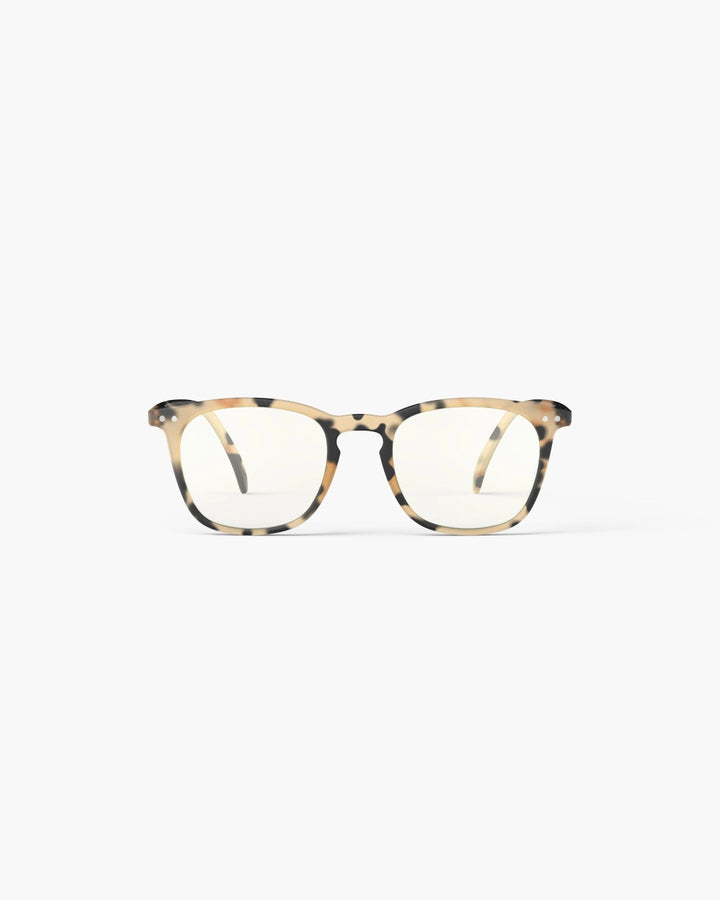 #E Screen Reading Glasses - Light Tortoise