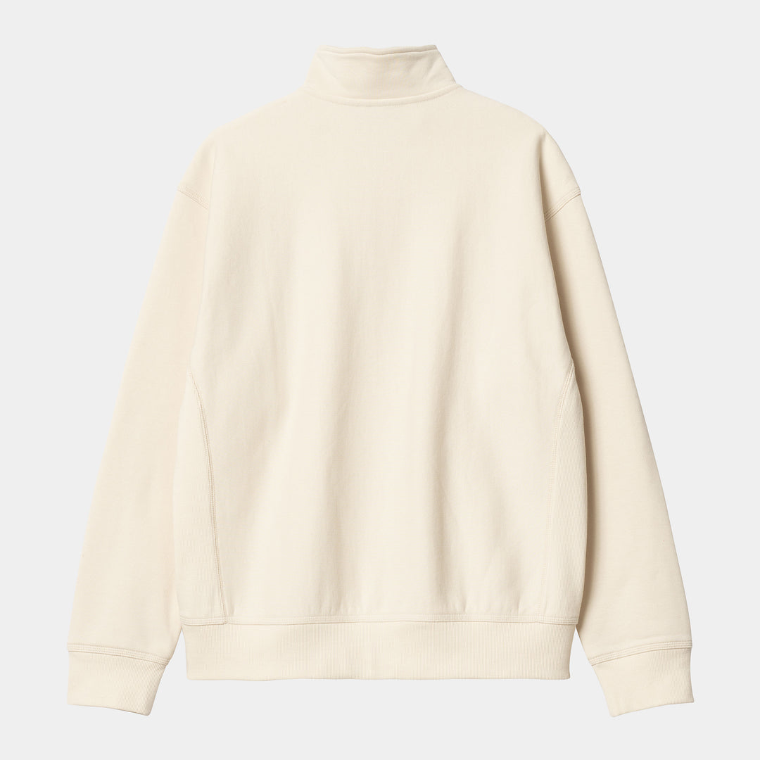 Half Zip American Script - Natural