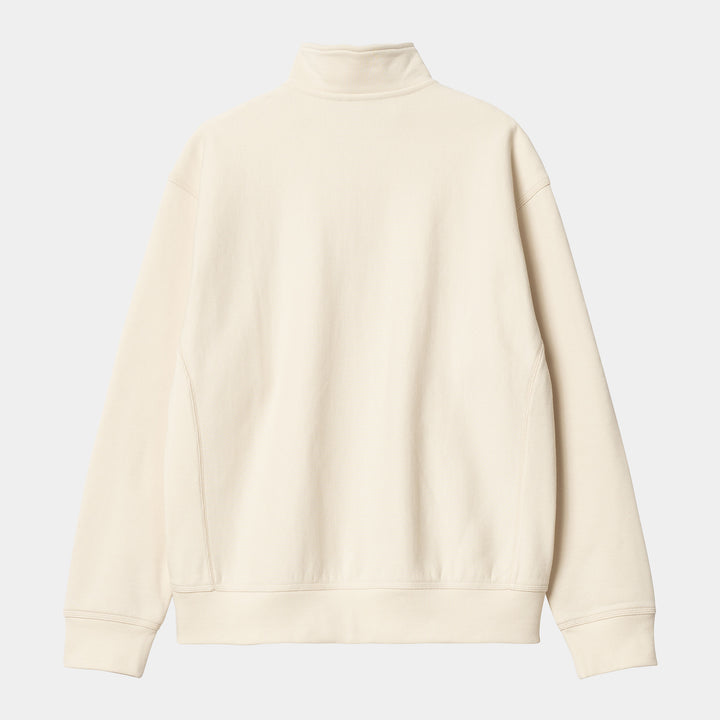Half Zip American Script - Natural