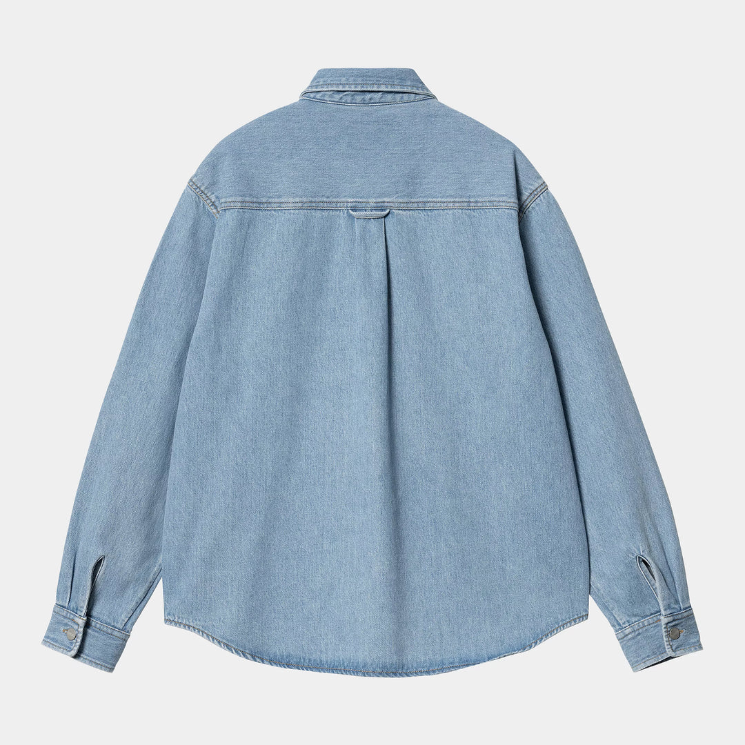 Harvey Shirt Jac - Blue stone bleached