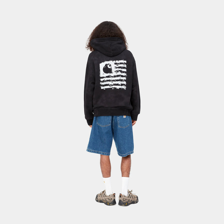 Hooded Chromo Sweat - black/white