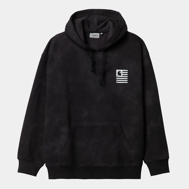 Hooded Chromo Sweat - black/white