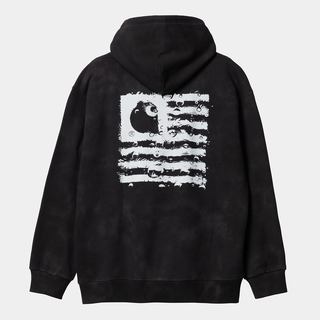 Hooded Chromo Sweat - black/white