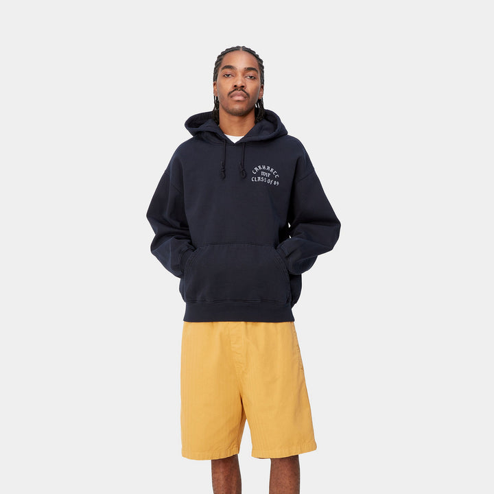 Hooded Class of 89 Sweat  dark navy /white