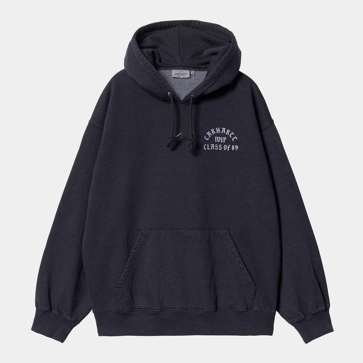 Hooded Class of 89 Sweat  dark navy /white
