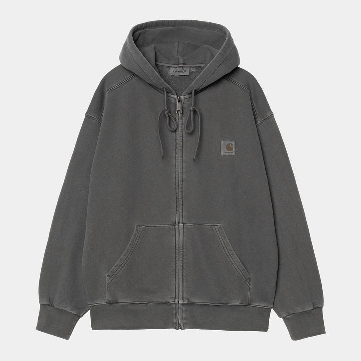 Hooded Nelson Jacket 100 % Cotton Graphite garment dyed