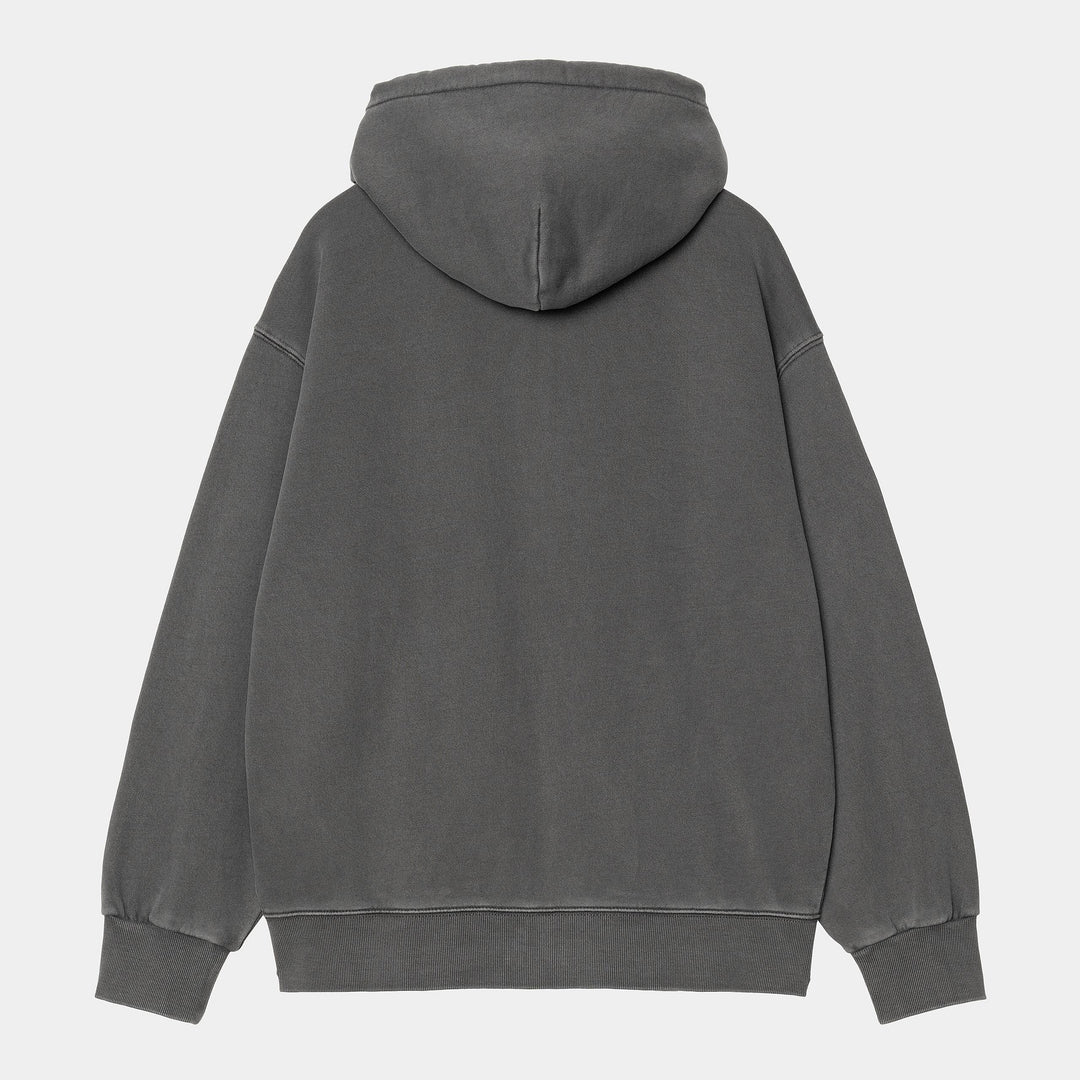Hooded Nelson Jacket 100 % Cotton Graphite garment dyed