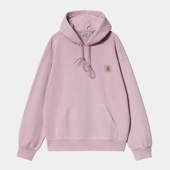 Hooded Nelson Sweat 100 % Cotton Hortensia garment dyed