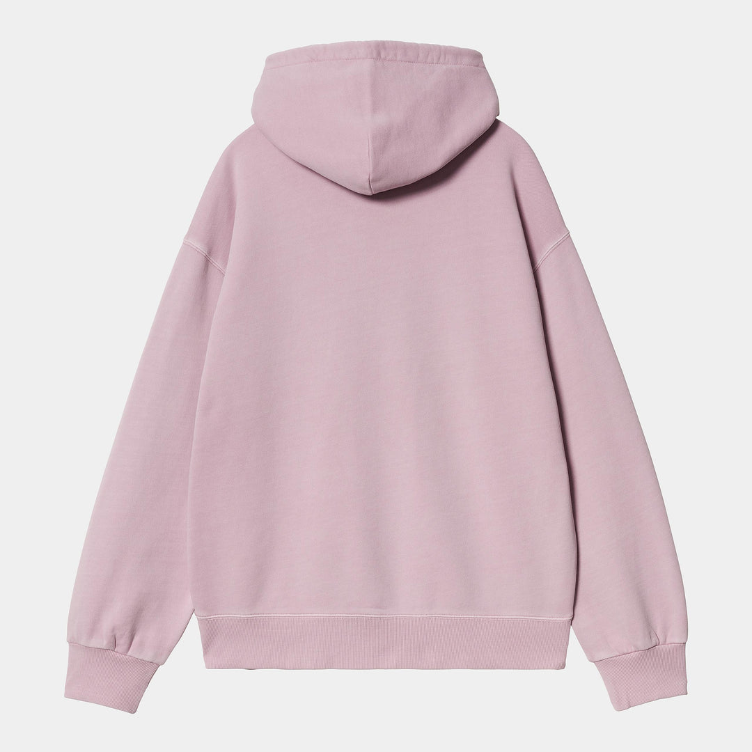 Hooded Nelson Sweat 100 % Cotton Hortensia garment dyed