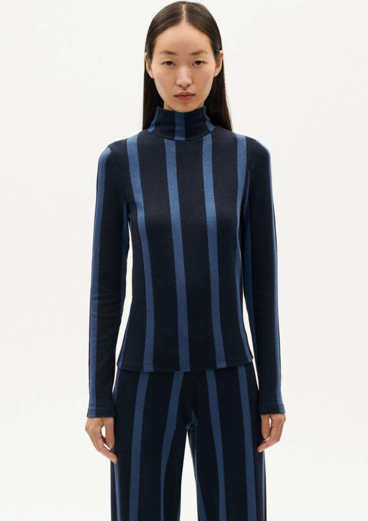 ELLEN TOP - navy dark heritage